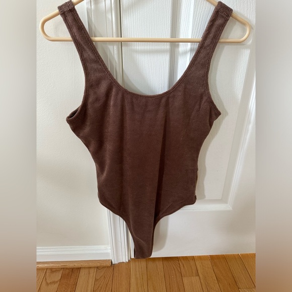 JLUXLABEL Chocolate Brown Bodysuit (NWT) - Picture 2 of 8